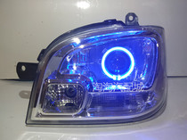 Five-in-four light 638873 E3 6376C 6390 headlights assembly retrofit Xenon lamp double light lens Angel Eye