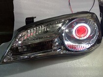 Modern Irand 11 Headlight Assembly Retrofit Double Light Lens Xenon Lamp Angel Devils Eye LED Day Lights