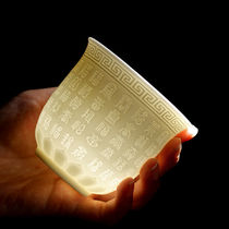 Song Feng goat jade porcelain heart jade cup Master Cup kung fu tea cup high-grade household tea white porcelain cup tea cup tea cup purple sand Cup
