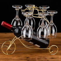 Red wine glass Red wine rack decoration modern simple goblet display rack decoration living room upside down cup rack household