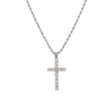 小众设计感满钻十字架项炼马思唯欧美说唱嘻哈男女个性锁骨炼配饰