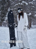 Awka Fleece-Lined Warm Windproof and Waterproof Snowboard Pants for Women and Men, Unisex Loose Ski Pants, Niche Winter Wear