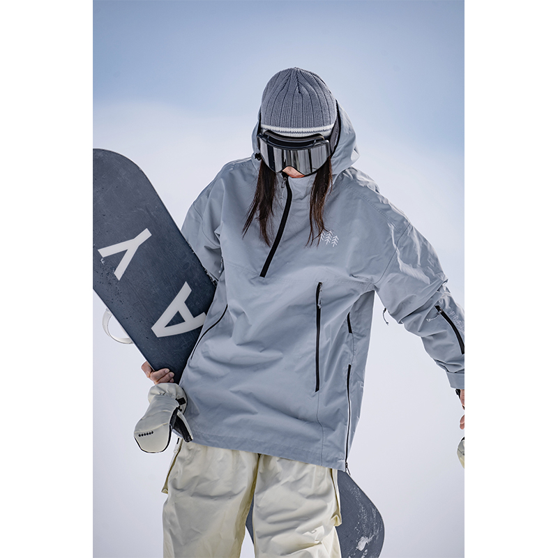 AWKA Ski Suit Women's Men Warm Thickening Veneer Outdoor Professional Waterproof Windproof Jacket Blouse 2023 New-Taobao
