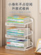 Subject Classification Storage Rack Student Desk Book Storage Rack Desktop Bookshelf Vertical Multi-Layer Book Stand A4 File Storage Organizer Office Stationery Supplies File Cabinet Layered Rack