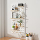 Perforated Board Wall Shelf, Wall Hanging Board, Solid Wood Bookshelf, Wall-Mounted Display Rack, Book and Decorative Item Storage