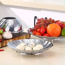 Steam rack Steaming Rack Kitchen God articles Home 100 Variable Stainless Steel Multifunction folding grate Steam Coop Racks