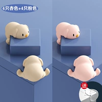 Толстые милые домашние животные (4 абрикосового цвета+4 розового) +2 модели панды (всего 10)