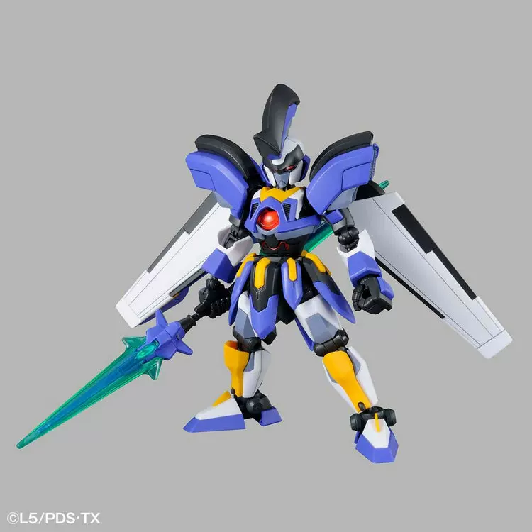 Собранная модель Bandai LBX HF бомбовый бойец Odin деформируемый скелет версия