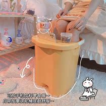 Dorm room massage Bubble foot bucket Easy footbath grown-up Home to calf Garage with deepened thermal insulation foot bath tub bucket