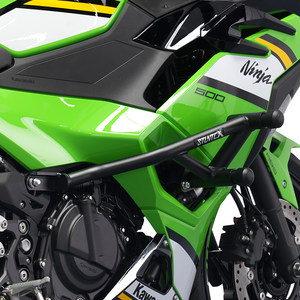 Stuntcx Compatible with Kawasaki Ninja 400 Crash Bar, Ninja 400, Ninja 500 Racing Bar, Bumper, Anti-Fall Ball