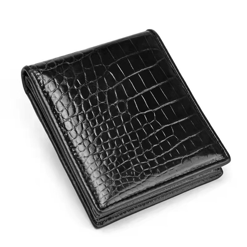 Thai Thai crocodile belly leather zero money bag men's shorts leather wallet suits Yoko men multiple screens wallets