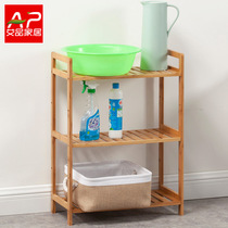 Bathroom shelf toilet floor washbasin shelf floor-to-ceiling toilet bathroom multi-storey storage rack