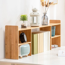 Desktop Bookshelf Desk Upper Shelf Simple Student Desk Containing Bookcase Multilayer Table Small Book Shelf Home