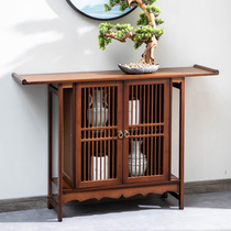 Entrance to the family Xuanguan Table light and extravagant partition cabinet leaning against wall side Table Xuanguan Terra desk Article Several end Scene door Hall Xuanguan Cabinet Tribute Desk