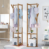 Simple hanger Floor-to-ceiling bedroom coat rack household multifunctional clothes shelf simple modern room rack