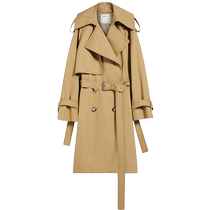 Sportmax 2024 Early spring New products Feminine Dress Cotton double-row buttoncoat 2021014106