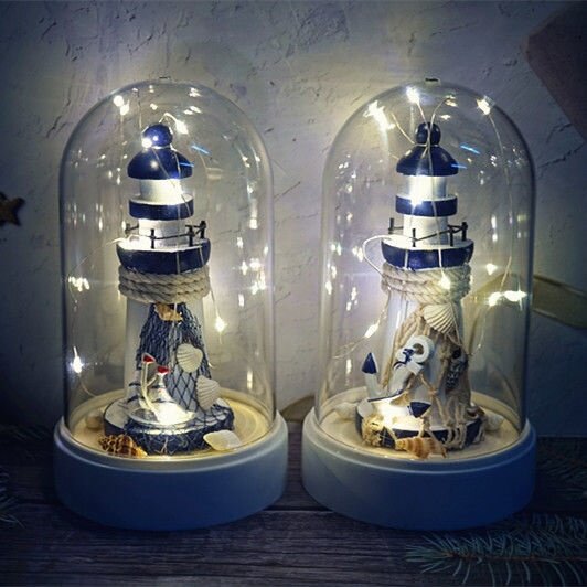 Creative Handmade Orders Lighthouse Model Birthday Opening Small Gift for Boys and Girls Friends, Friends and Teachers