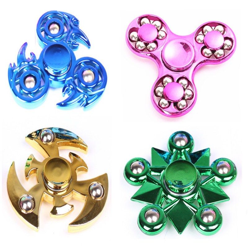 Fingertips Tops Breaking Edge Finger Tops Children Swivel Tops Luminous Fingertips Top Decompression Deviner Metal Adults