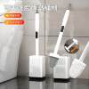Clampable face towel toilet brush, household bathroom toilet cleaning brush, no punching, retractable handle toilet brush
