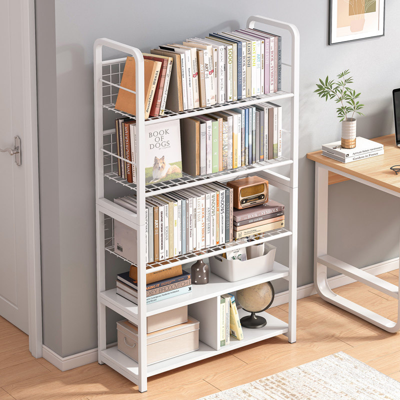 Children's shelf small bookshelf landing subway artist with the shelf drawing layer of multi-layer narrow seam minimal student bookcase