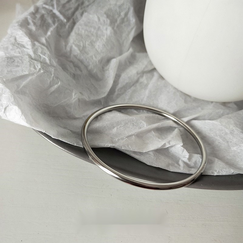 Pingxin ring titanium steel without color bracelet female INS tide tide retro niche design minimal student bracelet