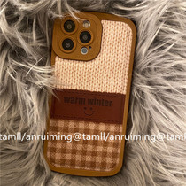 Anery Inscription Collage skin pattern suitable for iPhone13pro max apple 11 mobile phone shell xr xsmax anti-fall iphone12 silicone protective sheath