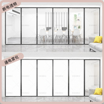 Power-on atomization power-off transparent electronically controlled atomization glass film power-on atomization glass intelligent dimming glass dimming film