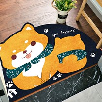 Toilet floor cushion bathroom door Absorbent Foot Mat anti-slip into the door mat Cute Cartoon Tailoring Carpets