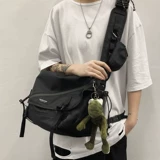 Японская сумка на одно плечо, вместительная и большая брендовая сумка через плечо для отдыха, в корейском стиле