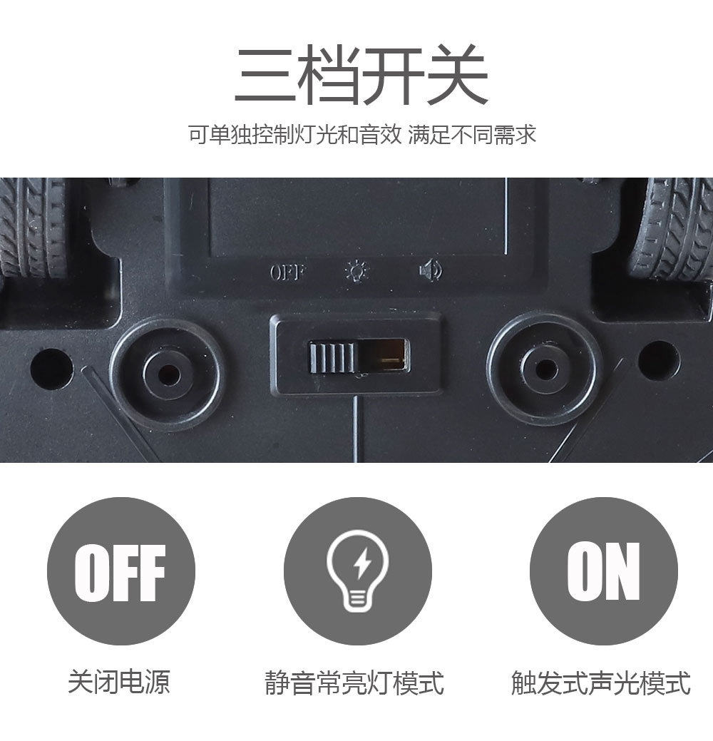 1:24奔池a合金车声光回力跑车模型桌搭摆件男孩礼物新品详情4