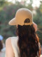 Duckbill Hat Women's 2025 New Fisherman Hat Face Revealing Small Summer Straw Hat Sun Protection Sun Hat Equestrian Hat Sun Hat