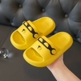 Детские летние тапочки для мальчиков, нескользящие слайдеры, мягкая подошва, семейный стиль