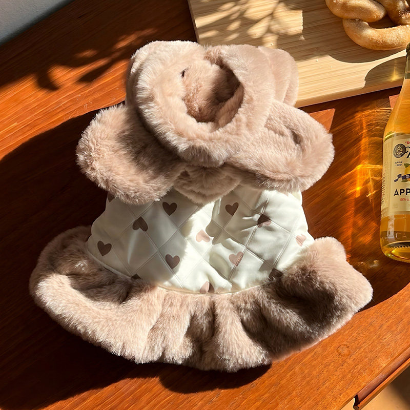 🐾 Fall and winter must-have! dog and cat princess style cotton dress ...