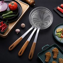 (leaky spoons mesh leakage) stainless steel wire multipurpose hot pot drain spoons large spoons for a scoop of dumplings fried wicker