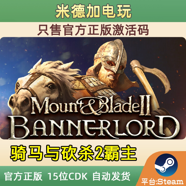 Steam Mount & Blade Ii: Bannerlord China Region/Global Cd Key Activation Code