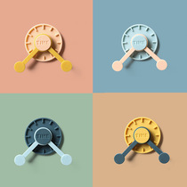 Bathroom Hooks 360°Rotating Adhesive-Hook Storage-Holder or