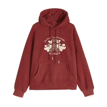 MASANON maternity wear hooded sweatshirt spring and autumn 2024 new new year shirt spring and autumn full period pregnancy clothes tops