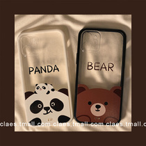 Net red cute cartoon applies iPhone12promax apple 11 lovers mobile phone shell x xs xr female money xsmax 7p anti-fall 8plus silicone gel creative new