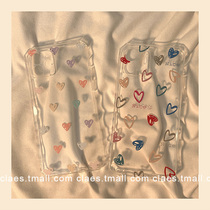 Korea ins wind loving application iPhone13 12promax Apple 11 phone shell x xs xr female xsmax 7p anti-fall 8plus silicone gel net