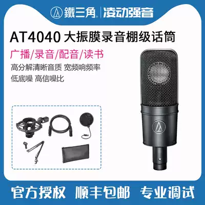 Audio Technica Iron Triangle AT4040 condenser microphone human voice live broadcast aloud dubbing microphone