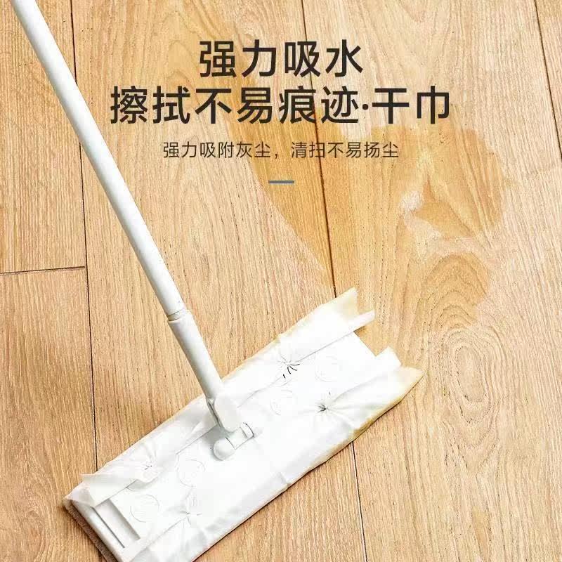 One-time drag-out lazy electrostatic dust removal paper mop disposable dust cleaning free cleaning to drag home tow