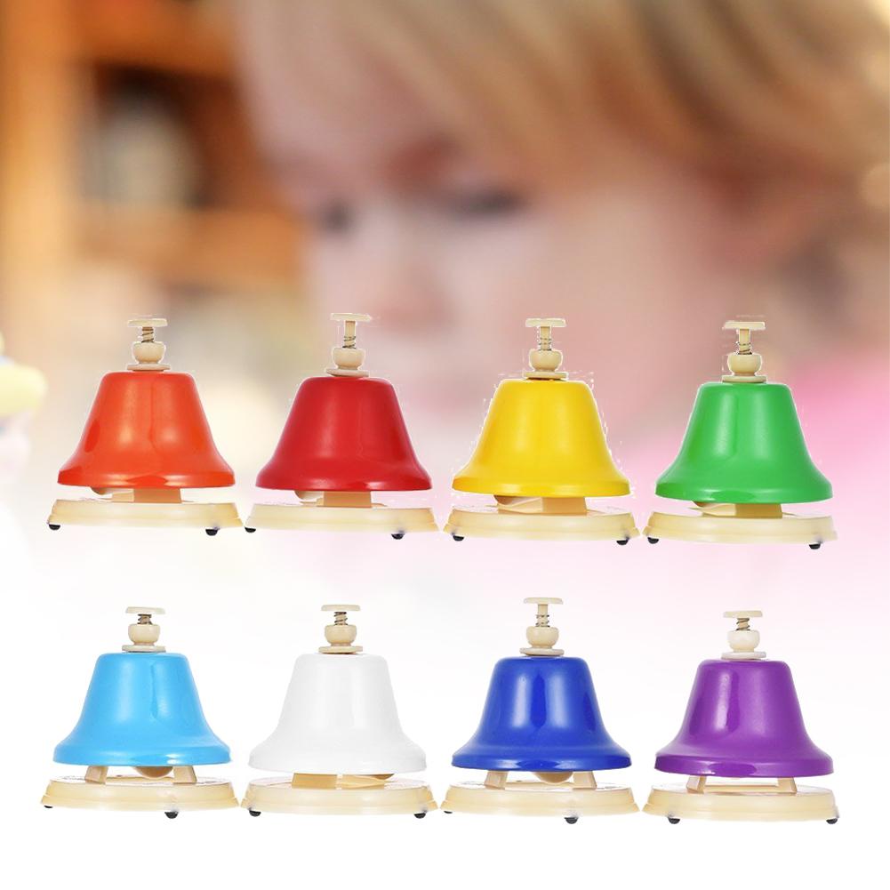 8Pcs Orff Musical Instruments Eight Tone Class Bells Set