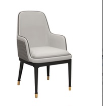 Hotel restaurant restaurant box dining chair general chair solid wood chair high-grade iron chair table and chair combination