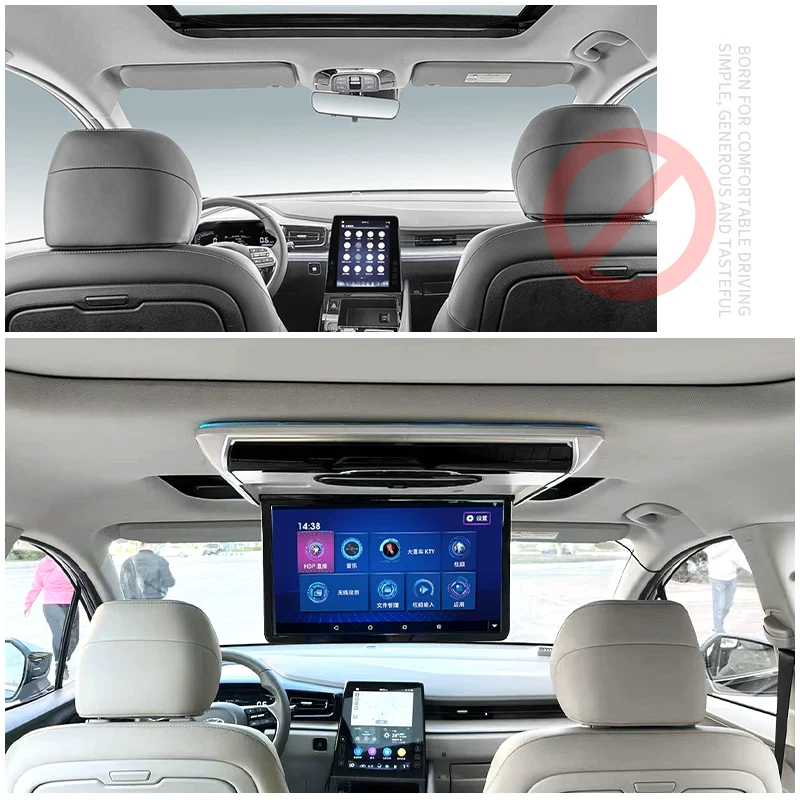 Подходит для Beijing Hyundai Custus caravan автомобильное всасывающее TV задний развлекательный системный экран модификация автомобиля