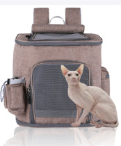 Pet Out Bag Puppies Foldable Cat Backpack Large Capacity Summer Double Shoulder Breathable Portable Kitty Rabbit outside with bag