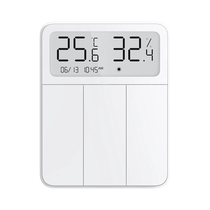 Xiaomi Mi Home Smart Switch display control three open monolithic wall single double temperature and humidity sensor 847