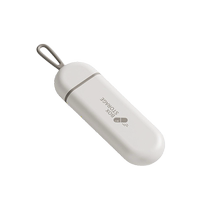 Medicine Storage Box Portable Medicine Box Elderly Medicine Box Carry Home Pill Storage Three-compartment Packing Box W847