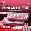 Wolf Spider Mini60He Three-Mode Magnetic Switch Keyboard, Mechanical Gaming Keyboard for Fps Games, Low Latency