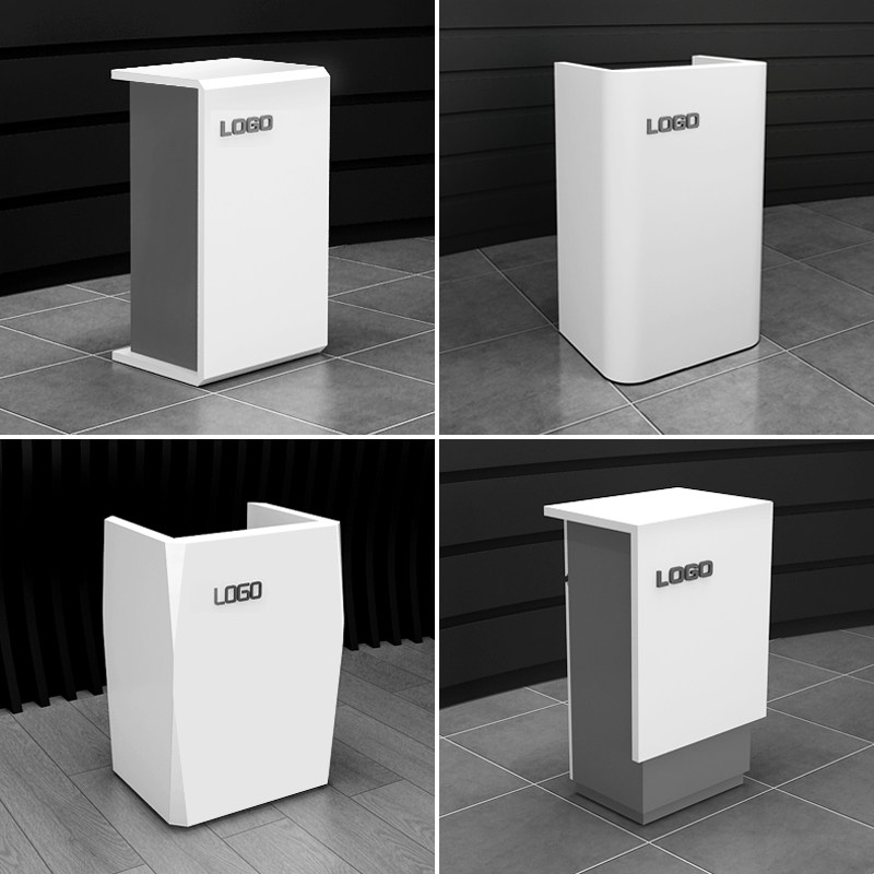 Reception desk Yingbin Desk Guide Purchasing Desk Arched Front Desk Consulting Desk Small Cashier Counter Small Bar Desk Guide Desk Upscale