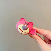 Клубника, модный металлический хвостик